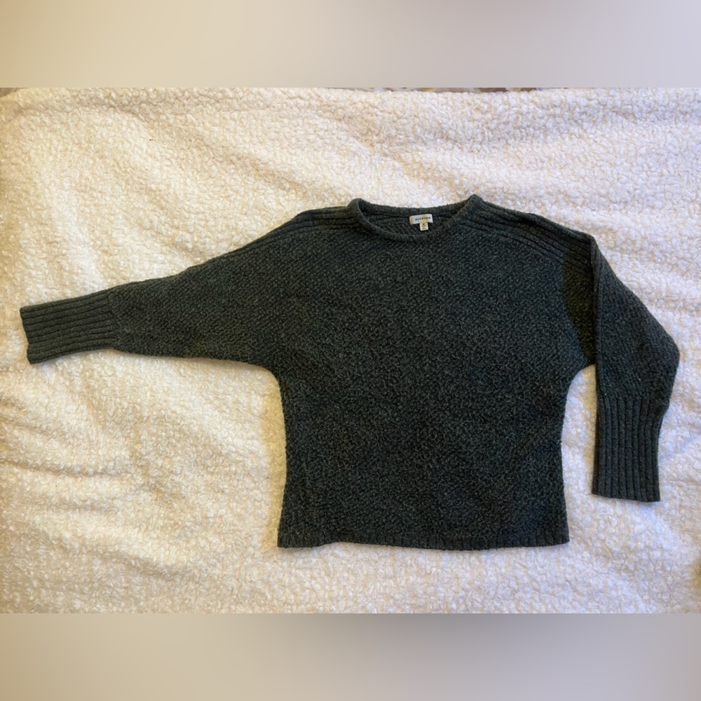 Max Studio Charcoal Crew Neck Sweater